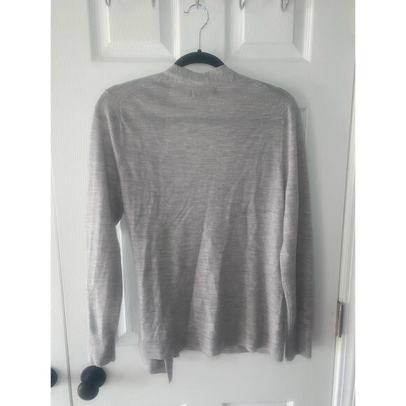 Banana Republic Light Gray Wrap Cardigan - Picture 3 of 4